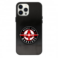 Moose Jaw Warriors Phone Case For iPhone Samsung Galaxy Pixel OnePlus Vivo Xiaomi Asus Sony Motorola Nokia - Logo In Black Grunge Background