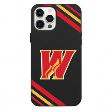 Calgary Wranglers Phone Case For iPhone Samsung Galaxy Pixel OnePlus Vivo Xiaomi Asus Sony Motorola Nokia - Large Logo With Stripe