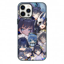 Hololive Ouro Kronii Phone Case For iPhone Samsung Galaxy Pixel OnePlus Vivo Xiaomi Asus Sony Motorola Nokia - Ouro Kronii Smirking Chibi Portrait Collage