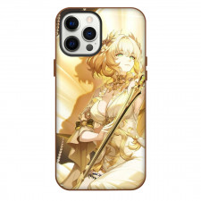 Honkai Star Rail Aglaea Phone Case For iPhone Samsung Galaxy Pixel OnePlus Vivo Xiaomi Asus Sony Motorola Nokia - Aglaea Sit Glowing Staff Portrait