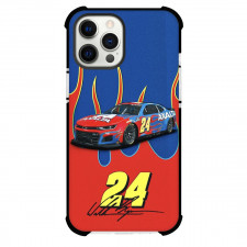 Hot Wheels Let?s Race Phone Case For iPhone Samsung Galaxy Pixel OnePlus Vivo Xiaomi Asus Sony Motorola Nokia - Car In Blue And Flame Background