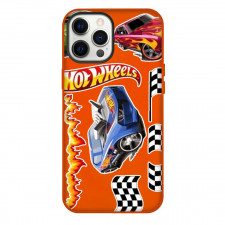 Hot Wheels Let?s Race Phone Case For iPhone Samsung Galaxy Pixel OnePlus Vivo Xiaomi Asus Sony Motorola Nokia - Flames Green Maroon Blue Race Flags