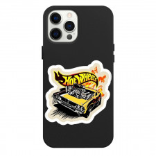 Hot Wheels Let?s Race Phone Case For iPhone Samsung Galaxy Pixel OnePlus Vivo Xiaomi Asus Sony Motorola Nokia - Yellow Race Car Cartoon Sticker