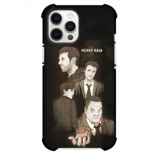 Heavy Rain Phone Case For iPhone Samsung Galaxy Pixel OnePlus Vivo Xiaomi Asus Sony Motorola Nokia - Heavy Rain Game Retro Comic Art Poster