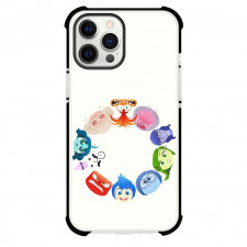 Inside Out 2 Case For iPhone Samsung Galaxy Pixel OnePlus Vivo Xiaomi Asus Sony Motorola Nokia - Characters Circle In White Background