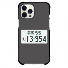 Initial D AE86 Phone Case For iPhone Samsung Galaxy Pixel OnePlus Vivo Xiaomi Asus Sony Motorola Nokia - AE86 Licence Plate 13-954 on Grey Background