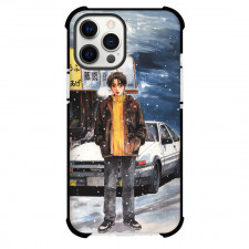 Initial D Takumi Fujiwara Phone Case For iPhone Samsung Galaxy Pixel OnePlus Vivo Xiaomi Asus Sony Motorola Nokia - Takumi Fujiwara Former Basketball Player with White Car