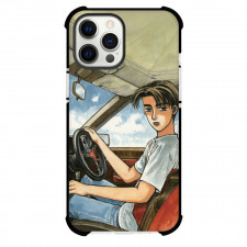 Initial D Takumi Fujiwara Phone Case For iPhone Samsung Galaxy Pixel OnePlus Vivo Xiaomi Asus Sony Motorola Nokia - Takumi Fujiwara Sit on Driving Seat and Looks Tied
