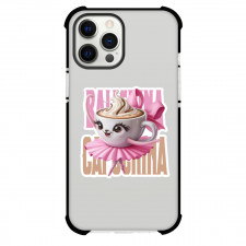 Italian Brainrot Phone Ballerina Cappucina Case For iPhone Samsung Galaxy Pixel OnePlus Vivo Xiaomi Asus Sony Motorola Nokia - Ballerina Cappucina Dancing Cartoon Pink Sticker