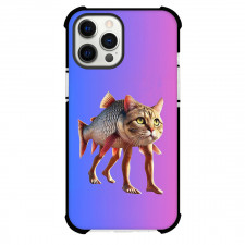 Italian Brainrot Trulimero Trulicina Phone Case For iPhone Samsung Galaxy Pixel OnePlus Vivo Xiaomi Asus Sony Motorola Nokia - Trulimero Trulicina Standing On Pink Purple Background