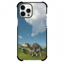 Jurassic World Phone Case For iPhone and Samsung Galaxy Devices - Maiasaura Illustration