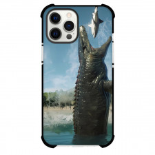 Jurassic World Phone Case For iPhone and Samsung Galaxy Devices - Mosasaurus Illustration