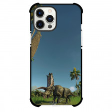 Jurassic World Phone Case For iPhone and Samsung Galaxy Devices - Pentaceratops Illustration