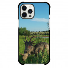Jurassic World Phone Case For iPhone and Samsung Galaxy Devices - Styracosaurus Illustration