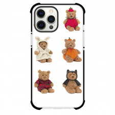 Jellycat Phone Case For iPhone Samsung Galaxy Pixel OnePlus Vivo Xiaomi Asus Sony Motorola Nokia - Bear Outfits Collage