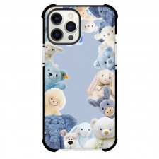 Jellycat Phone Case For iPhone Samsung Galaxy Pixel OnePlus Vivo Xiaomi Asus Sony Motorola Nokia - Blue Bear Collage