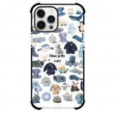 Jellycat Phone Case For iPhone Samsung Galaxy Pixel OnePlus Vivo Xiaomi Asus Sony Motorola Nokia - Blue JellyCats Collage