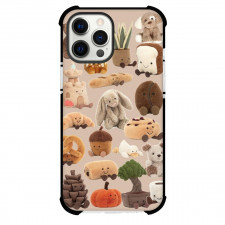 Jellycat Phone Case For iPhone Samsung Galaxy Pixel OnePlus Vivo Xiaomi Asus Sony Motorola Nokia - Brown JellyCats Collage