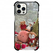 Jellycat Phone Case For iPhone Samsung Galaxy Pixel OnePlus Vivo Xiaomi Asus Sony Motorola Nokia - Toys Wearing Winter Clothes