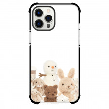 Jellycat Phone Case For iPhone Samsung Galaxy Pixel OnePlus Vivo Xiaomi Asus Sony Motorola Nokia - White Jellycats Collage