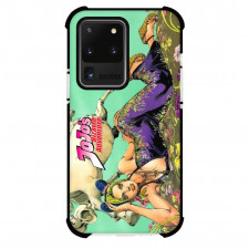 JoJo's Bizarre Adventure Jolyne Cujoh Phone Case For iPhone and Samsung Galaxy Devices - Jolyne Cujoh Lay Down On Green Background