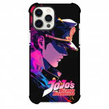 JoJo's Bizarre Adventure Jotaro Kujo Phone Case For iPhone and Samsung Galaxy Devices - Jotaro Kujo Avatar On Black Background