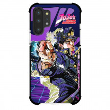 JoJo's Bizarre Adventure Jotaro Kujo Phone Case For iPhone and Samsung Galaxy Devices - Jotaro Kujo Classic Posture On Purple Background
