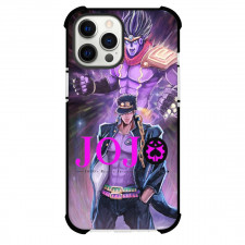 JoJo's Bizarre Adventure Jotaro Kujo Star Platinum Phone Case For iPhone and Samsung Galaxy Devices - Jotaro Kujo Star Platinum Attack Mode Painting