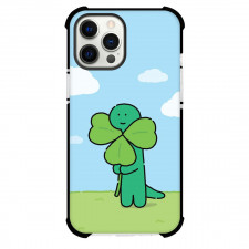 Joguman Brachio Phone Case For iPhone Samsung Galaxy Pixel OnePlus Vivo Xiaomi Asus Sony Motorola Nokia - Brachio Holding Leaf Illustration Art Poster