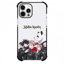 Jujutsu Kaisen Phone Case For iPhone And Samsung Galaxy Devices - Characters Side Portrait On White Background