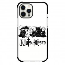 Jujutsu Kaisen Phone Case For iPhone And Samsung Galaxy Devices - Characters Sitting Chibi Art