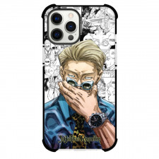 Jujutsu Kaisen Kento Nanami Phone Case For iPhone And Samsung Galaxy Devices - Kento Nanami Portrait On Comic Background