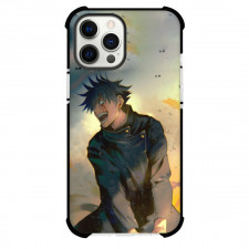Jujutsu Kaisen Megumi Fushiguro Phone Case For iPhone Samsung Galaxy Pixel OnePlus Vivo Xiaomi Asus Sony Motorola Nokia - Megumi Fushiguro Side Portrait Smiling