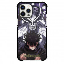 Jujutsu Kaisen Phone Case For iPhone And Samsung Galaxy Devices - Megumi Fushiguro Mahoraga Portrait Comic Art