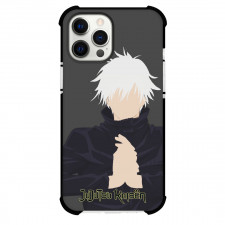 Jujutsu Kaisen Satoru Gojo Phone Case For iPhone And Samsung Galaxy Devices - Satoru Gojo Attack Mode Portrait Minimalist