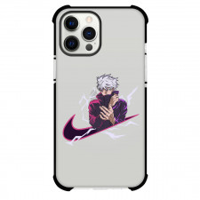 Jujutsu Kaisen Satoru Gojo Phone Case For iPhone And Samsung Galaxy Devices - Satoru Gojo Crossover Swoosh Sticker