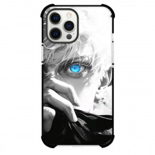 Jujutsu Kaisen Satoru Gojo Phone Case For iPhone Samsung Galaxy Pixel OnePlus Vivo Xiaomi Asus Sony Motorola Nokia - Satoru Gojo Hlaf Face Portrait Grayscale