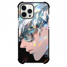 Jujutsu Kaisen Satoru Gojo Phone Case For iPhone Samsung Galaxy Pixel OnePlus Vivo Xiaomi Asus Sony Motorola Nokia - Satoru Gojo Side Portrait Black Background