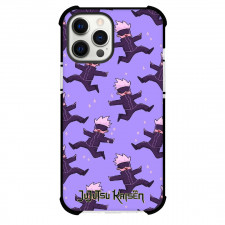 Jujutsu Kaisen Satoru Gojo Phone Case For iPhone And Samsung Galaxy Devices - Satoru Gojo Smiling Pattern Art