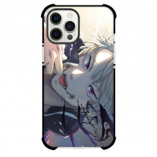 Jujutsu Kaisen Toge Inumaki Phone Case For iPhone Samsung Galaxy Pixel OnePlus Vivo Xiaomi Asus Sony Motorola Nokia - Toge Inumaki Portrait Black White Background