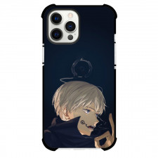 Jujutsu Kaisen Toge Inumaki Phone Case For iPhone Samsung Galaxy Pixel OnePlus Vivo Xiaomi Asus Sony Motorola Nokia - Toge Inumaki Side Portrait Black Background