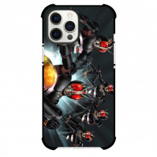 Kamen Rider Black Case For iPhone Samsung Galaxy Pixel OnePlus Vivo Xiaomi Asus Sony Motorola Nokia - Black Attack Move Poster