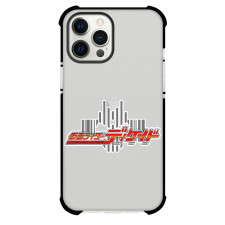 Kamen Rider Decade Case For iPhone Samsung Galaxy Pixel OnePlus Vivo Xiaomi Asus Sony Motorola Nokia - Decade Wordmark Logo Sticker