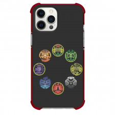 Kamen Rider OOO Case For iPhone Samsung Galaxy Pixel OnePlus Vivo Xiaomi Asus Sony Motorola Nokia - OOO Combo Logo In Gray Background