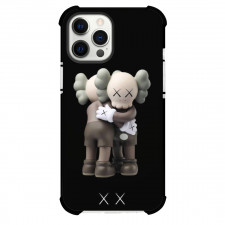 Kaws Phone Case For iPhone Samsung Galaxy Pixel OnePlus Vivo Xiaomi Asus Sony Motorola Nokia - Kaws Companions Together Black Background