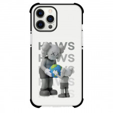 Kaws Phone Case For iPhone Samsung Galaxy Pixel OnePlus Vivo Xiaomi Asus Sony Motorola Nokia - Holding Earth Kaws Pattern Art Background