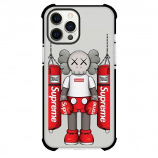 Kaws Phone Case For iPhone Samsung Galaxy Pixel OnePlus Vivo Xiaomi Asus Sony Motorola Nokia - Supreme Boxing White Background