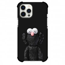 Kaws Phone Case For iPhone Samsung Galaxy Pixel OnePlus Vivo Xiaomi Asus Sony Motorola Nokia - Black BFF Portrait