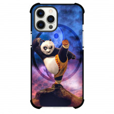 Kung Fu Panda Po Phone Case For iPhone And Samsung Galaxy Devices - Po Signature Posture On A Mountain