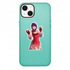 The King of Fighters Athena Asamiya Phone Case For iPhone Samsung Galaxy Pixel OnePlus Vivo Xiaomi Asus Sony Motorola Nokia - Athena Asamiya Standing Sticker